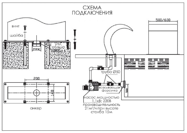 Водопад для бассейна из нержавеющей стали (500 мм.) Aquaviva AQ Cobra